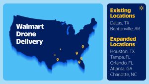 Wing and Walmart announce plans to extend drone deliveries to US 100 stores