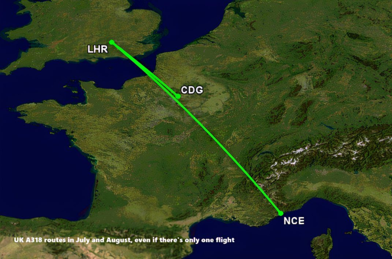 Just 2 Routes: Where The Airbus A318 Baby Bus Will Fly To The UK In July & August